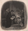 JOAN BOCHER. Cranmer urging Edward VI to execute Joan of Kent for heresy 1853