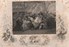 BATTLE OF THE SAINTES 1782. Lord Robert Manners' death. Dominique. TALLIS 1853