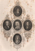 BRITISH HISTORY. Dr. Arnold. Anne; Handel; Sir. Bishop; Hy. Purcell 1853 print