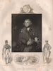 GIBRALTAR. Lord Heathfield (Inset. Bombardment of Gibraltar) . TALLIS 1853