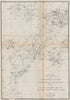 TENNESSEE ALABAMA NORTH GEORGIA. Nashville Knoxville Chattanooga. USCGS 1889 map