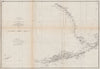 FLORIDA COASTAL SURVEY.Cape Romano-Key West.Everglades.West Coast.USCGS 1889 map