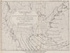 USA. Magnetic declination 1630. Arcano del Mare. Isogonic lines. USCGS 1889 map