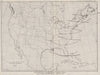 USA. Showing magnetic declination in 1700 & 1750. Isogonic lines. USCGS 1889 map