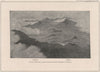 MAUI. Haleakala crater-Kaupo Gap from Pakaoao/summit. USCGS 1889 old print