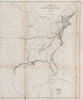 USA EAST SHEET. Coastal & Geodetic survey. Triangulation. USCGS 1889 old map