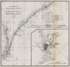 CAROLINAS COASTAL SURVEY.Cape Fear/Wilmington.Charleston harbour.USCGS 1889 map