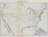 USA. Magnetic survey stations. USCGS 1889 old antique vintage map plan chart