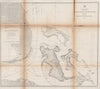 CARIBBEAN COASTAL CHART. Florida Bahamas Key West. Ocean depths. USCGS 1871 map