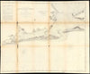 GALVESTON BAY. Texas coast chart. Houston. Texas City. USCGS 1871 old map