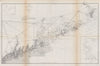 MAINE COASTAL SURVEY. Portland Harbor Bangor Belfast Augusta. USCGS 1870 map