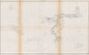 USA GULF COAST.Mississippi delta & river.New Orleans Mobile.LA AL.USCGS 1870 map