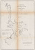 MAINE COASTAL CHART. South West Harbor and Somes Sound. USCGS 1870 old map