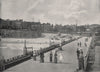 BOURNEMOUTH. View of the town from the pier. Ladies with parasols. Dorset 1900