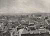 WINCHESTER. from St. Giles' Hill. Hampshire 1900 old antique print picture