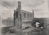 WAKEFIELD. St. Mary's Chantry. Yorkshire 1900 old antique print picture
