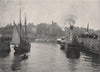 BRIDLINGTON QUAY. The Harbour. Steam & sailing boats. Yorkshire 1900 old print