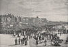 SOUTHPORT. Marine Park. Lancashire. Busy scene. Crowds 1900 old antique print