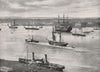 PORTSMOUTH HARBOUR. HMS Victory afloat. Steam & sailing ships. Hampshire 1900