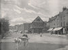 LEDBURY. Market Place. Herefordshire 1900 old antique vintage print picture