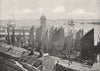 NORTH SHIELDS. Low Light. Many sailing boats. Northumberland 1900 old print