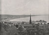 SOMERSET. Weston-super-Mare 1900 old antique vintage print picture