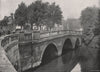 WARWICKSHIRE. Leamington Bridge 1900 old antique vintage print picture
