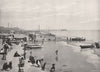GREAT YARMOUTH. The Beach. Busy scene. Boats. Norfolk 1900 old antique print