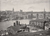 NEWCASTLE-ON-TYNE. from the Rabbit Banks. High Level bridge. Northumberland 1900