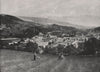 WALES. Llangollen and Crow Castle 1900 old antique vintage print picture