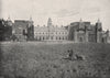 HATFIELD HOUSE. South front. Hertfordshire 1900 old antique print picture
