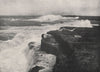YORKSHIRE. Filey Brigg 1900 old antique vintage print picture