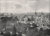 OXFORDSHIRE. Oxford 1900 old antique vintage print picture