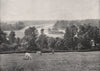 SURREY. From Richmond Hill.  1900 old antique vintage print picture