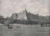 SUSSEX. Arundel Castle 1900 old antique vintage print picture
