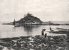 CORNWALL. St. Michael's Mount 1900 old antique vintage print picture