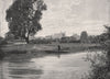 BERKSHIRE. Eton. The College Chapel 1900 old antique vintage print picture