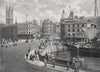 BRISTOL. Broad Quay. Clare & Baldwin streets.  St Stephen's. Sailing ship 1900