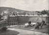 BUXTON. The Crescent & town. Derbyshire 1900 old antique vintage print picture