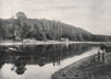 BUCKINGHAMSHIRE. Cliveden woods. Cliefden. 1900 old antique print picture