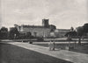 STAFFORDSHIRE. Trentham Hall. South front 1900 old antique print picture