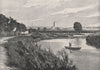 GLOUCESTERSHIRE. Gloucester 1900 old antique vintage print picture