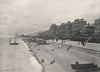 EASTBOURNE. The Parade. Sussex. Many boats. Busy scene. 1900 old antique print