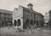 ROSS-ON-WYE. Market house, and Kyrle's house. Herefordshire 1900 old print