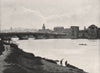 NEWPORT. The Bridge and Castle. Wales 1900 old antique vintage print picture