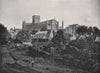 HERTFORDSHIRE. St. Alban's Cathedral 1900 old antique vintage print picture