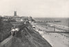 CROMER. View of the town and sands. Pier 19c ladies boaters. Norfolk 1900