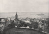 ST PETER PORT. view from College Street. St James the Less church. Guernsey 1900