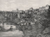 KNARESBOROUGH. from the Castle. Yorkshire 1900 old antique print picture