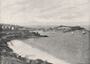 CORNWALL. View of St. Ives 1900 old antique vintage print picture